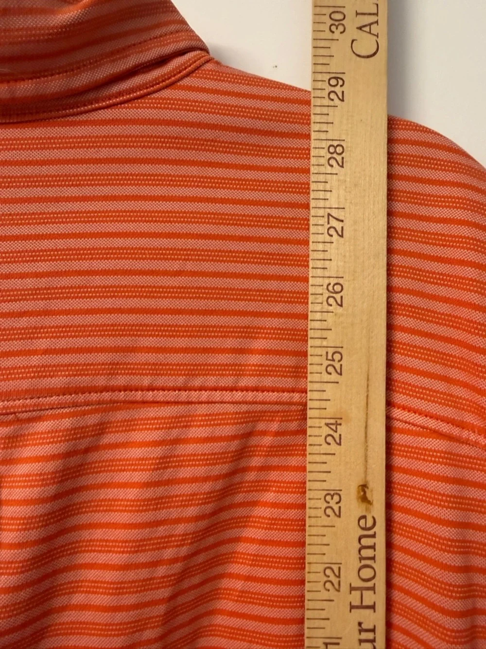 Tommy Bahama Chicago Bears Football Polo Shirt l Orange Stripe Knit Size Medium - Picture 10 of 10